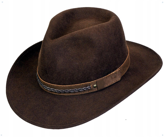 Kovbojský vlněný klobouk Jukon Hnědý Witleather Skoczów Výrobce