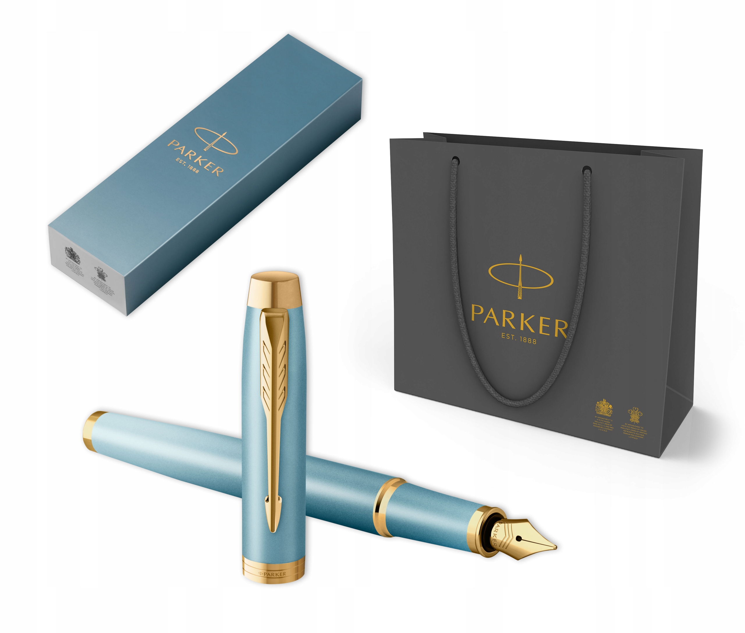 Parker Pióro wieczne M Rituals Turquoise torebka