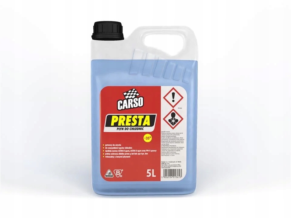 

K2 C615 Płyn do chłodnic Presta G11 niebieski, 5L