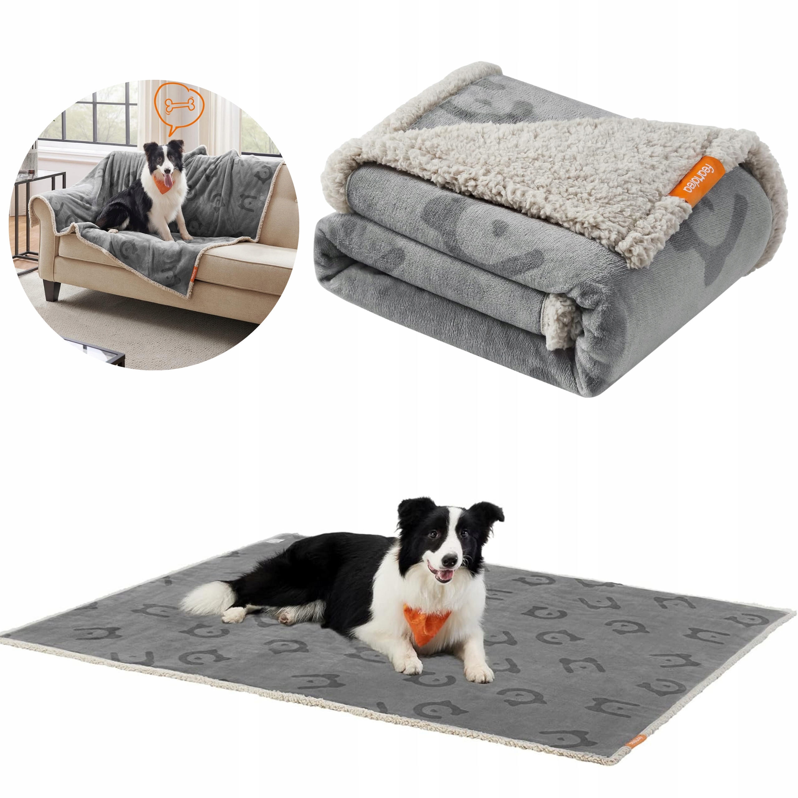 Voděodolná Deka Pro Psa Kočku Zvířata Přehoz Na Deku Oboustranná 152x127