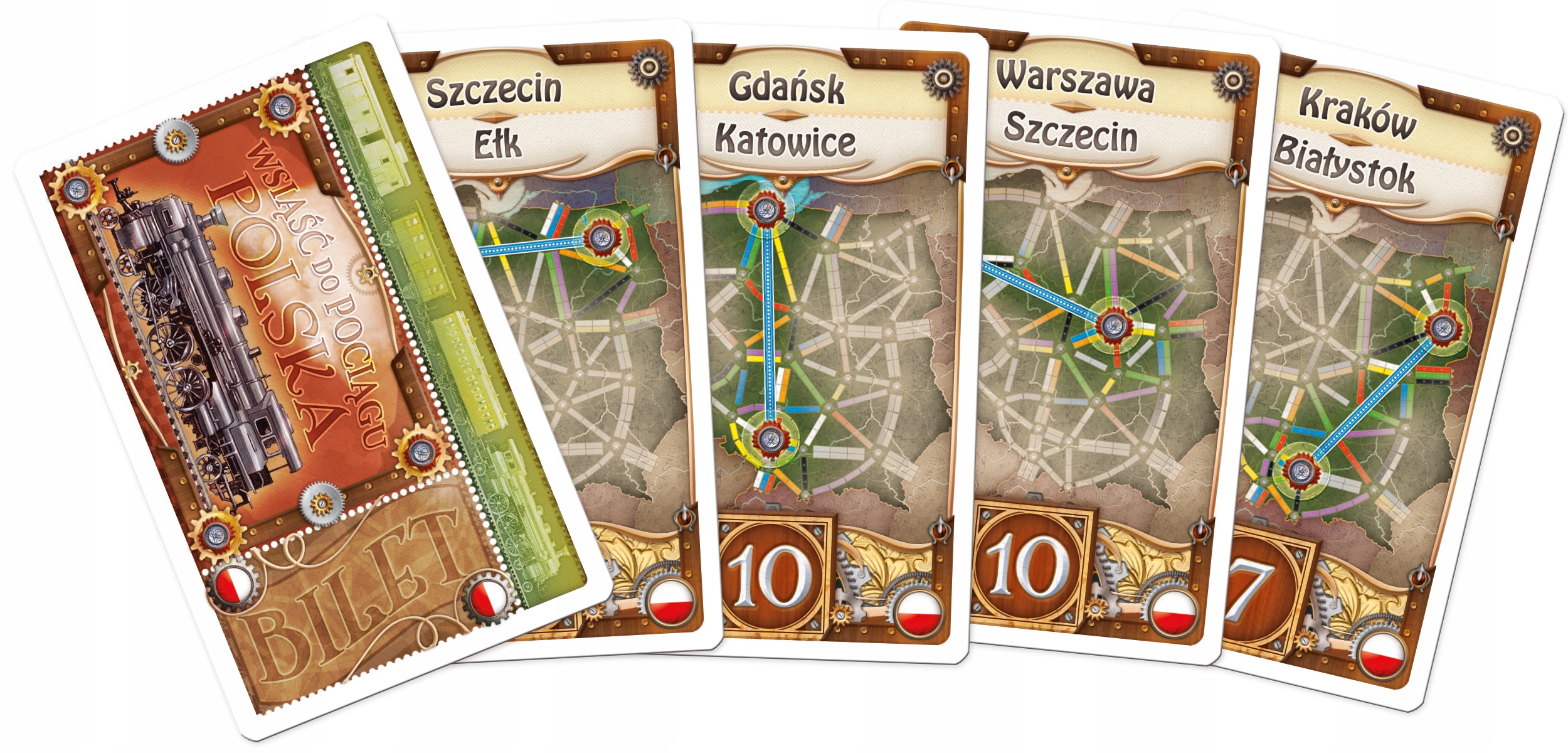 Wsiąść do Pociągu: Kolekcja Map 6.5 - Polska Wiek gracza 8-11 lat 12-14 lat 15-18 lat 18+