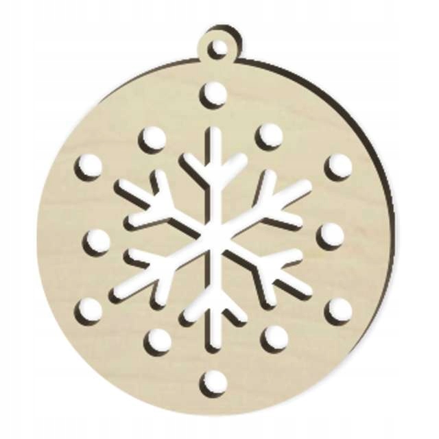 

zawieszka bombka płatki śniegu