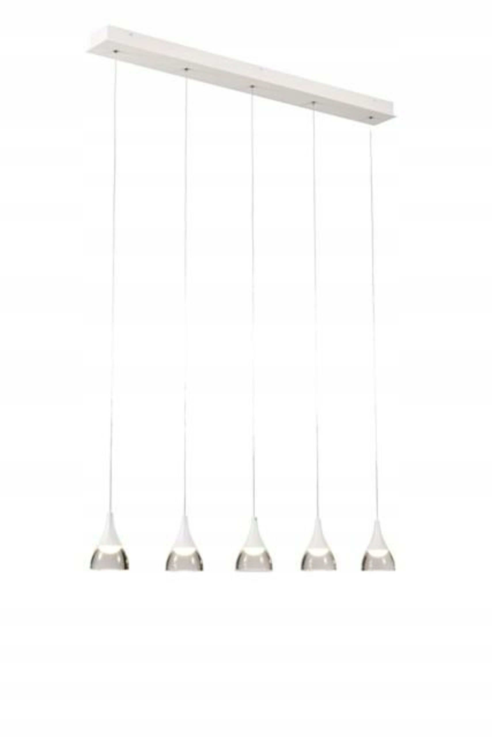 Led Závesné svietidlo AZzardo Dalmatia 5 white AZ2848 25W 1500lm 3000K IP20