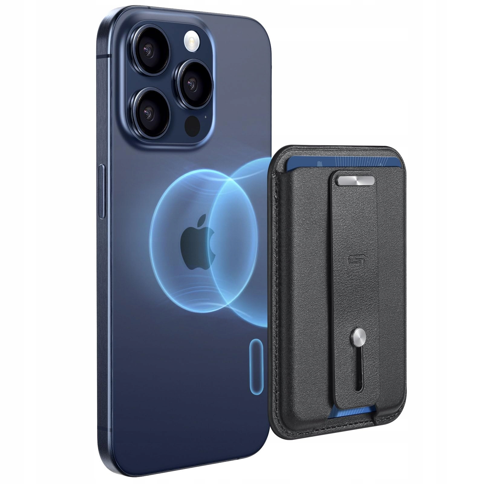 Esr Magnetická peněženka s funkcí stojanu pro Apple iPhone 15/14/13/12 černá