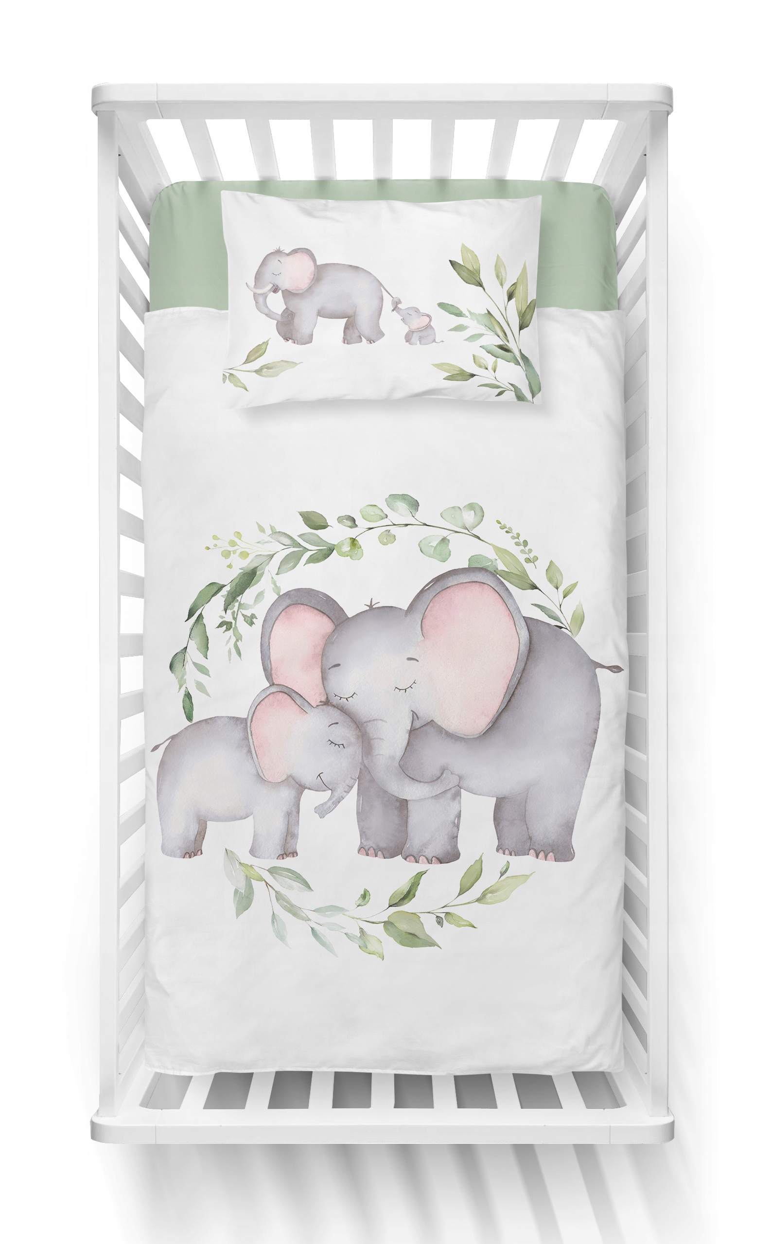 POŚCIEL DLA DZIECKA BAMBUSOWA 90x120 SŁOŃ SŁONIK