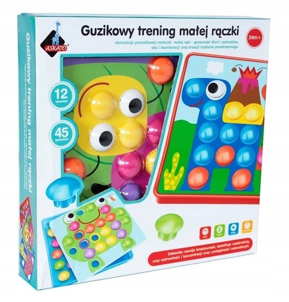 

Guzikowy Trening Małej Rączki mozaika Askato