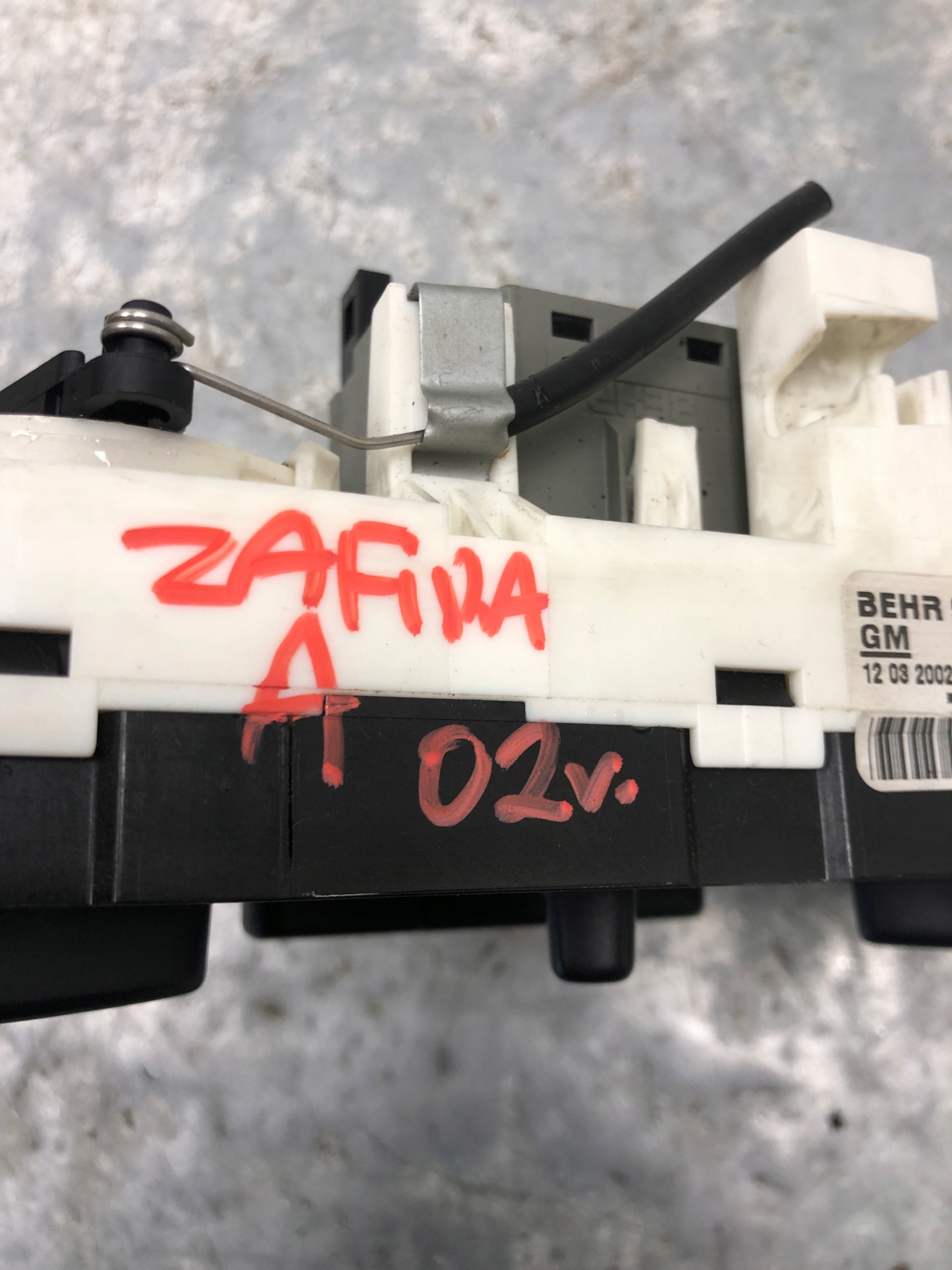 COMANDI CLIMA OPEL ZAFIRA A 93101