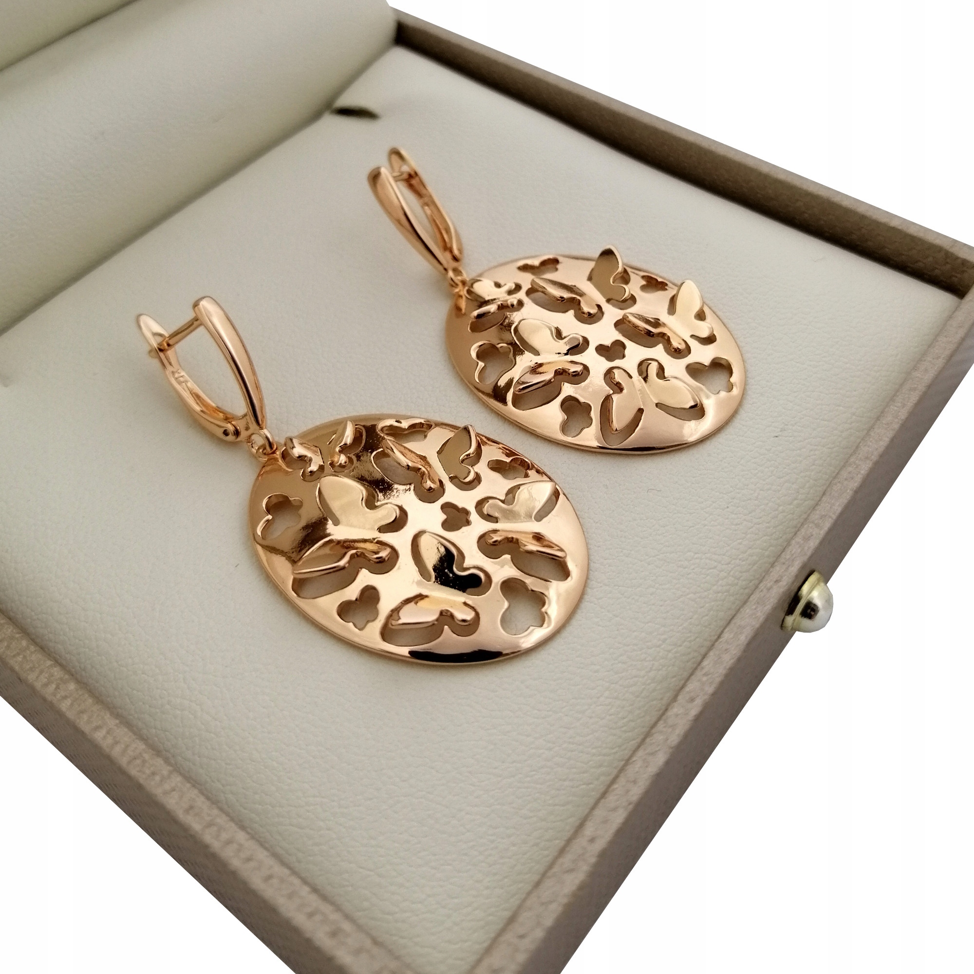 

Złote Kolczyki Kwiaty 18 Karatów Gwarancja Prezent