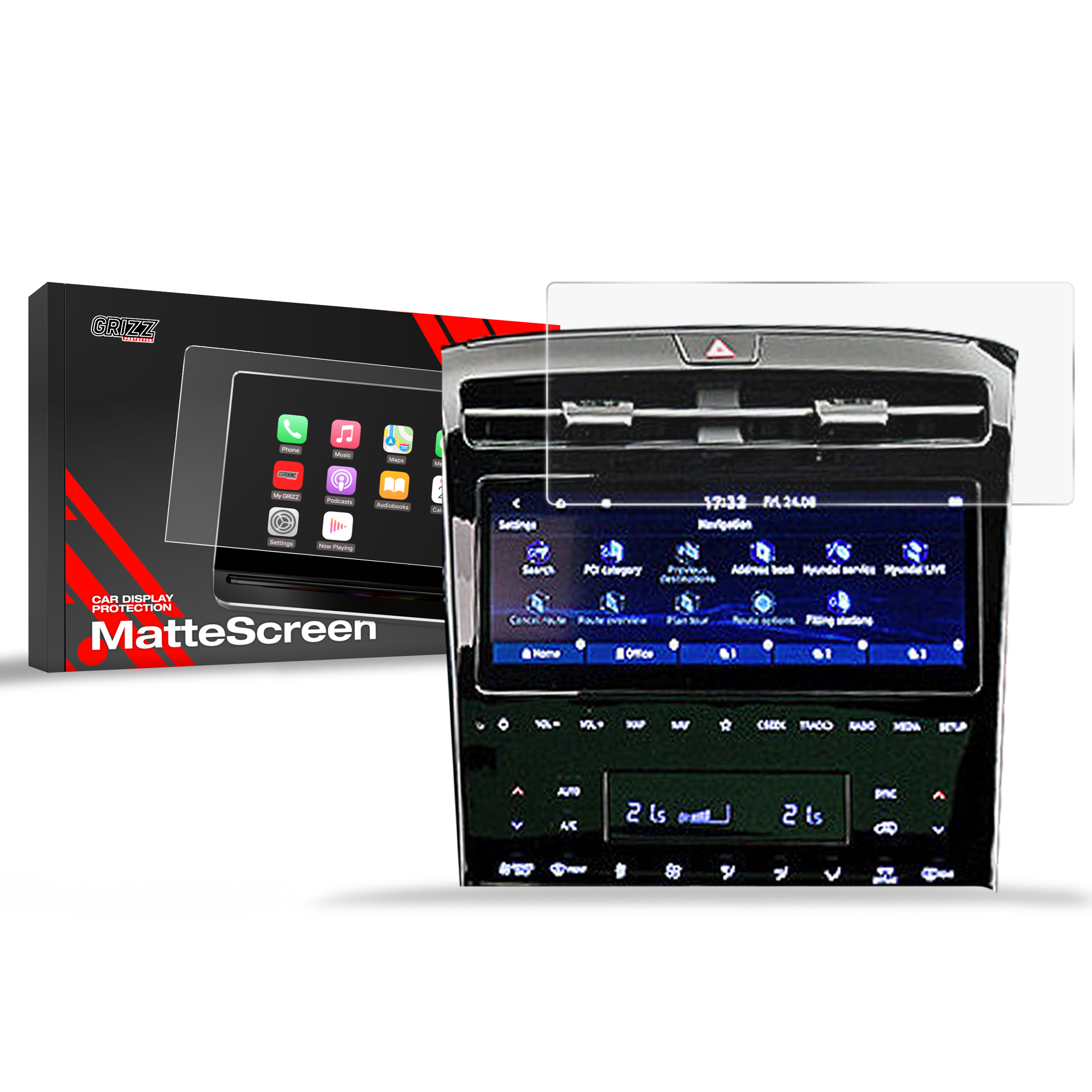 Fólie na displej (matná), Hyundai Tucson IV, 2020-2024, Display 10,25"