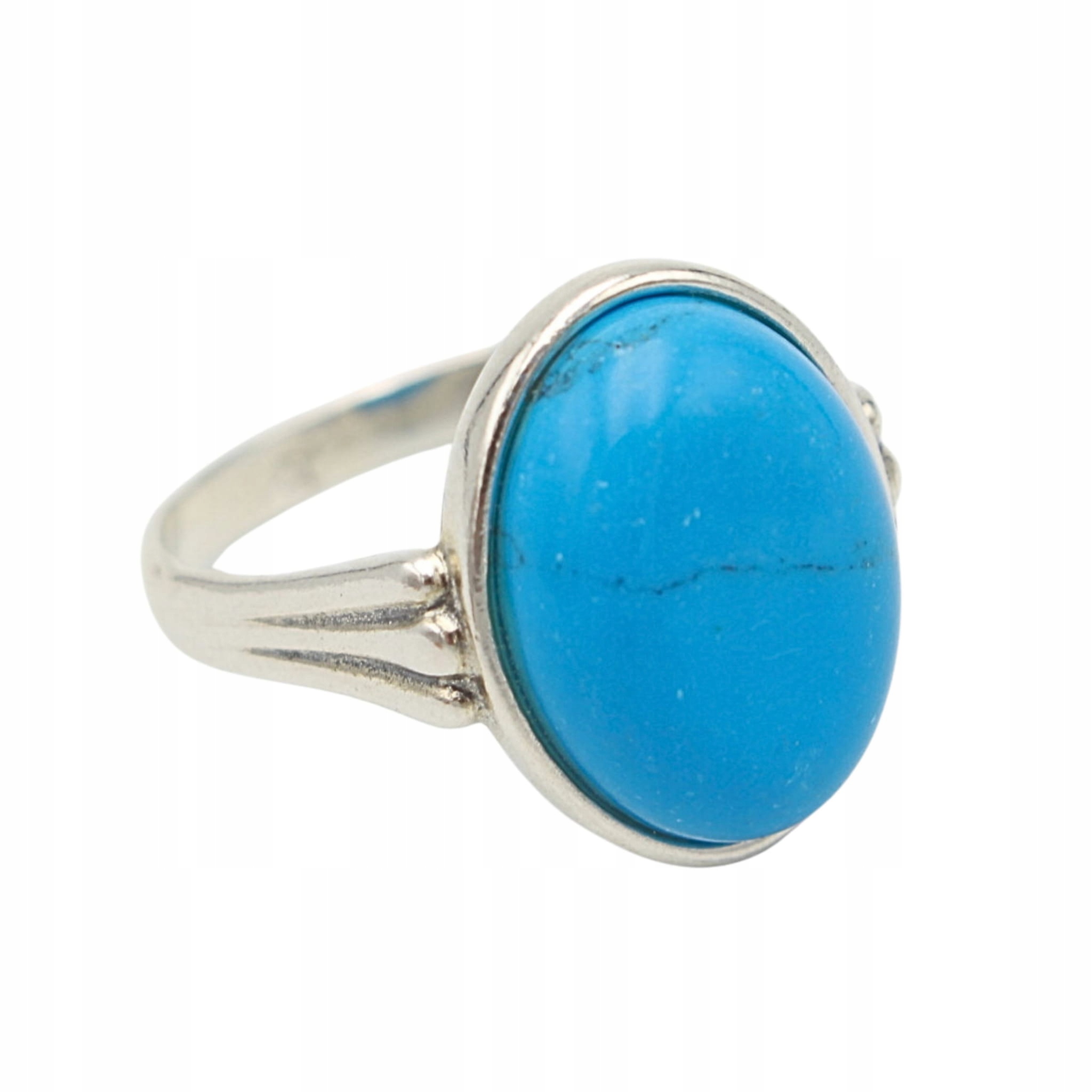Prstýnek S Tyrkysem stříbro tyrkysový Stříbrný vel.21