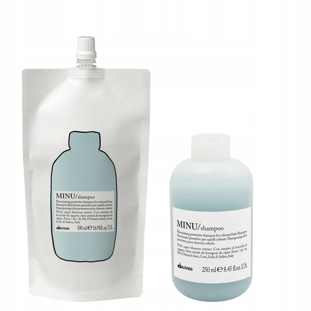 Davines Minu rozjasňující šampon 250 refill 500 pro barvené vlasy