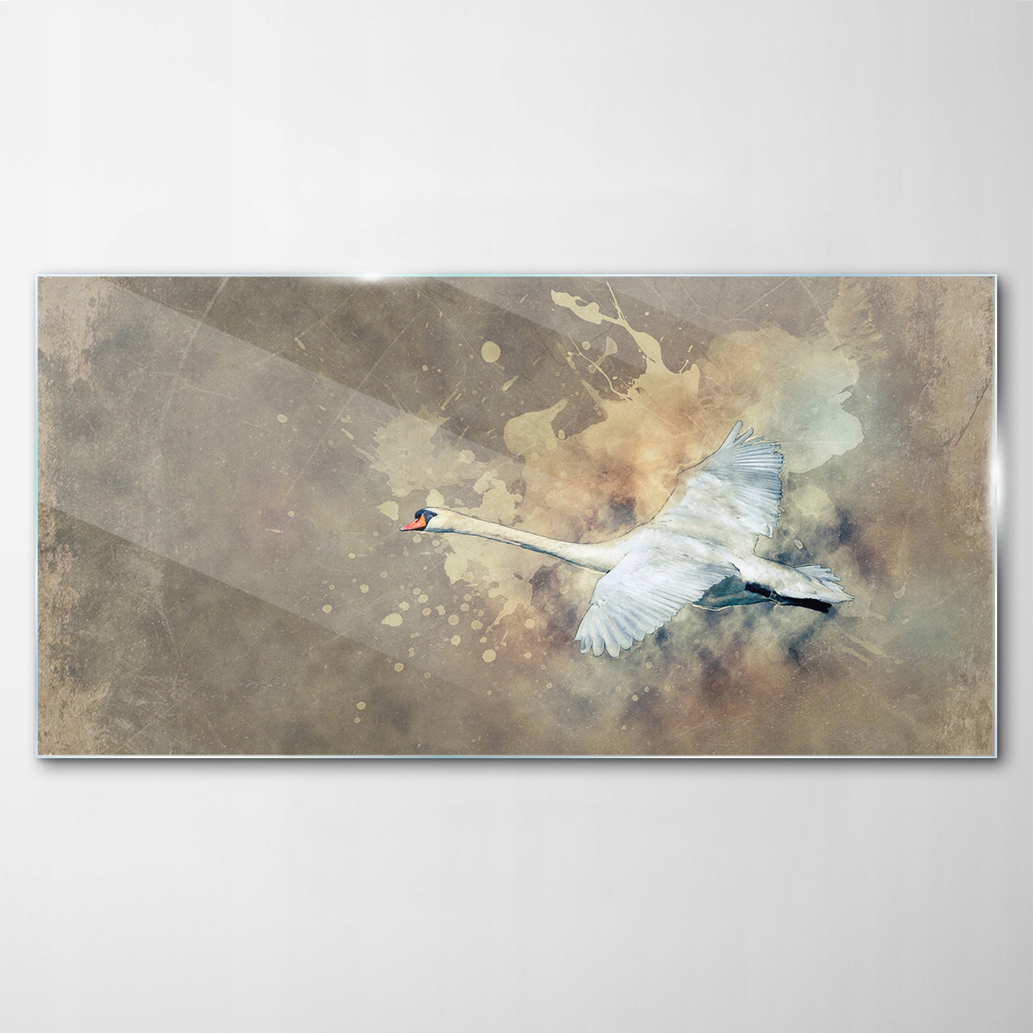 

Obraz Szklany Dekor Łabędź Zwierzę Ptak 120x60