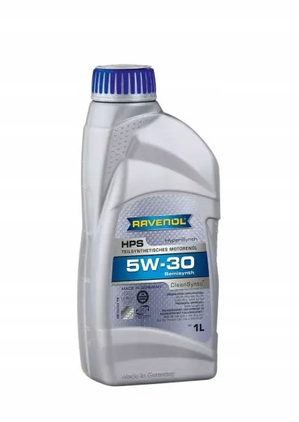 RAVENOL HPS CLEANSYNTO OLEJ SILNIKOWY 5W30 8L Przeznaczenie Samochody osobowe