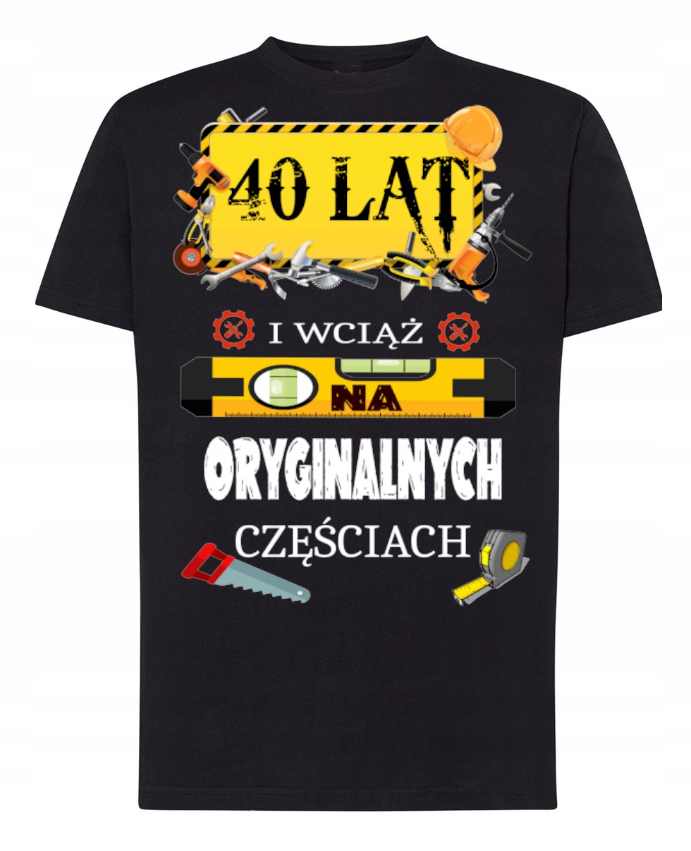 

Koszulka T-Shirt na 40 Urodziny 40LAT M