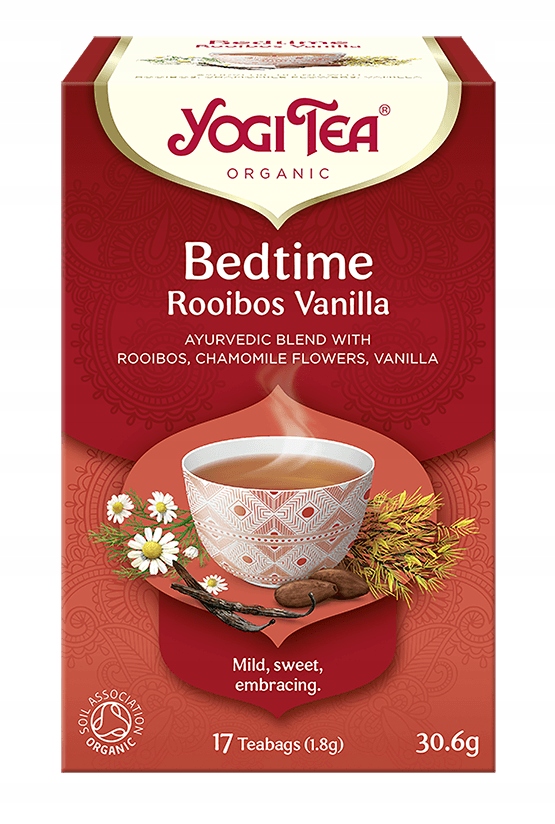 Levně Čaj Rooibos Vanilka Na Dobrou Noc Bio 17x1,8g Yogi Tea