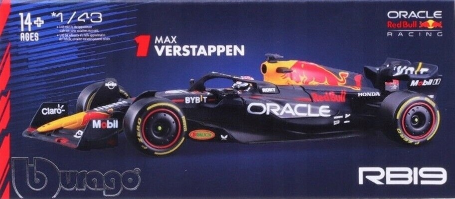 Přilba RB19 F1 RedBull 2023 Verstappen BBurago 1:43