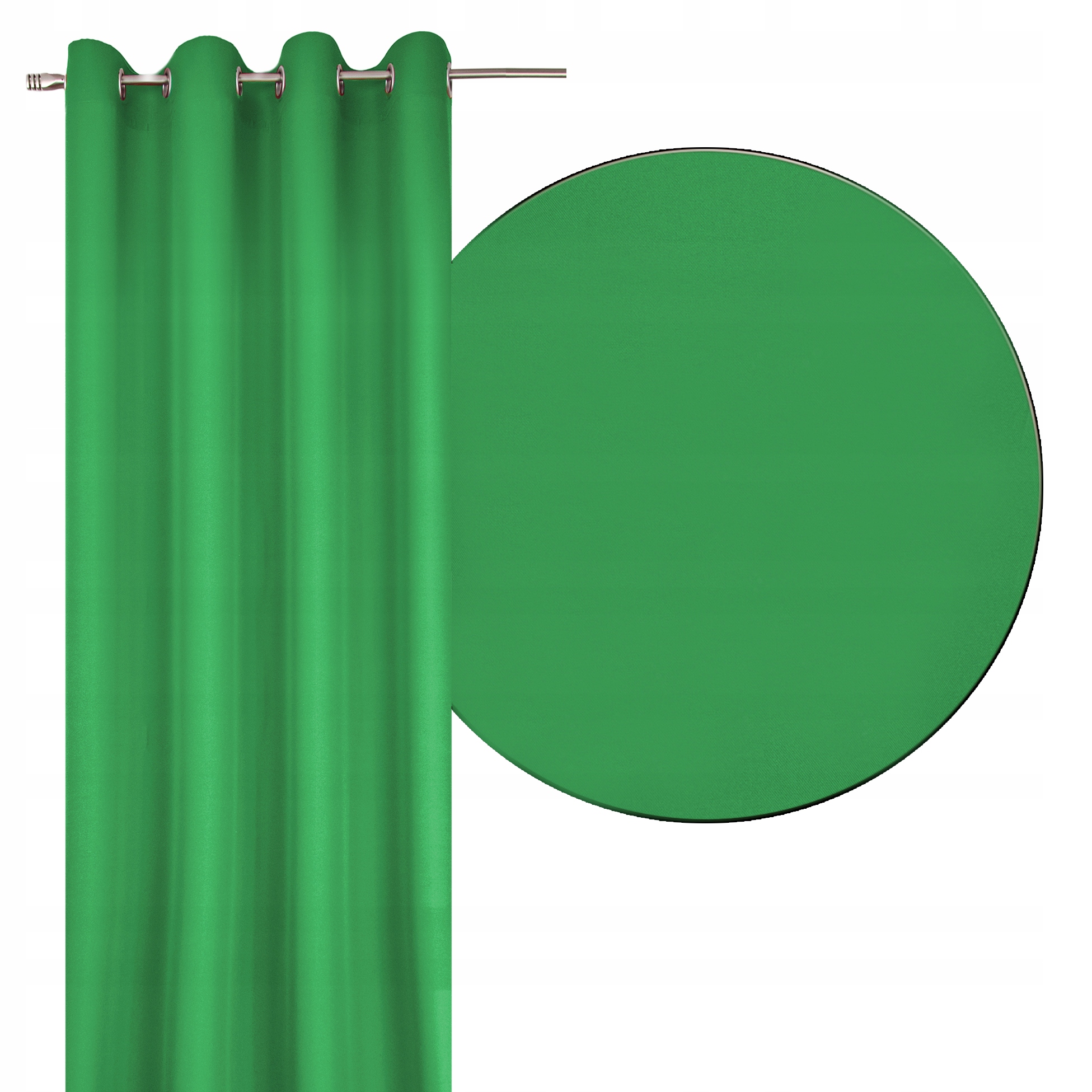 

Zasłona gotowa 140x250 gładka trawka