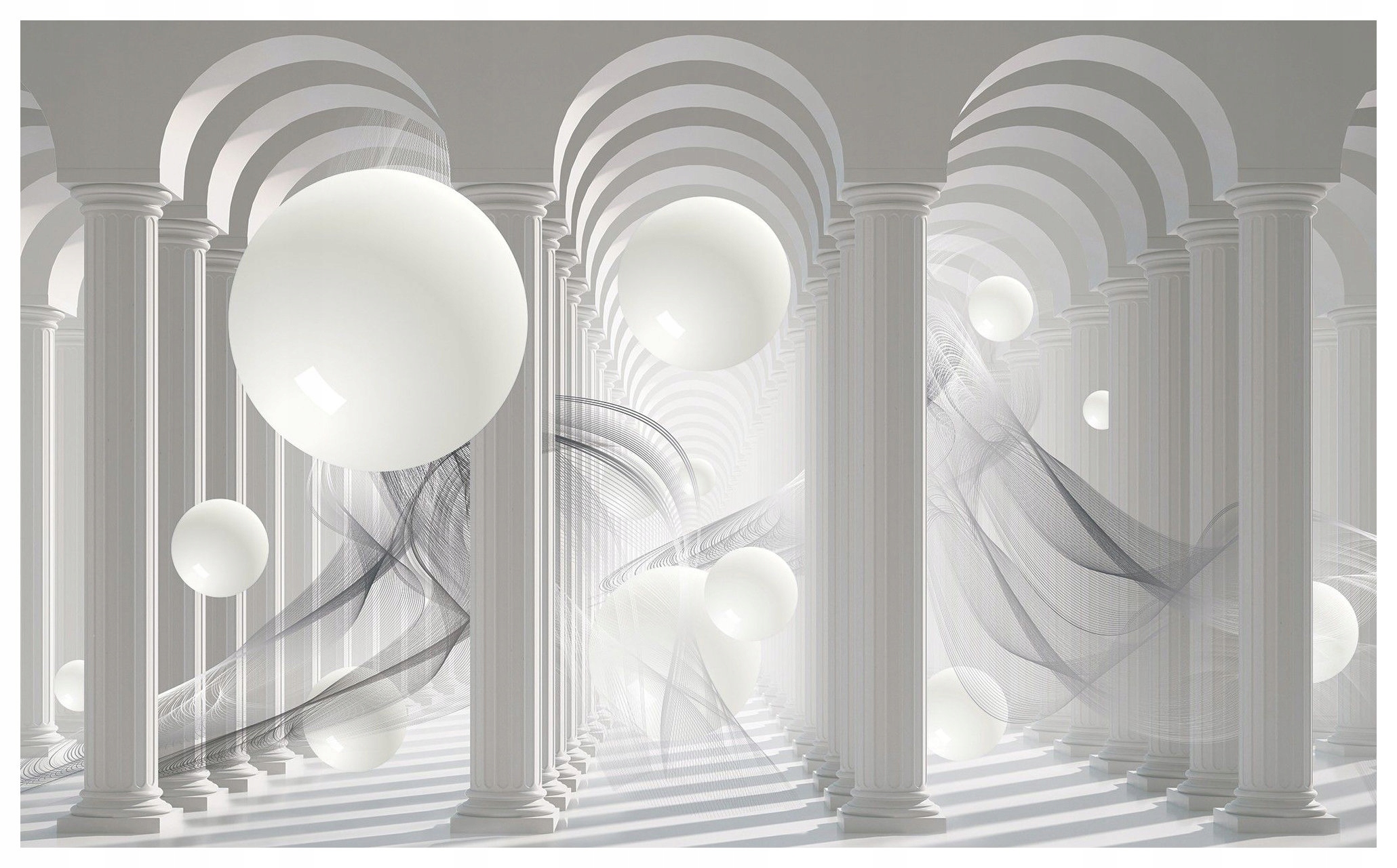 Fototapeta Stĺpce Perspektíva nekonečna moderná 368x254 lepidlo