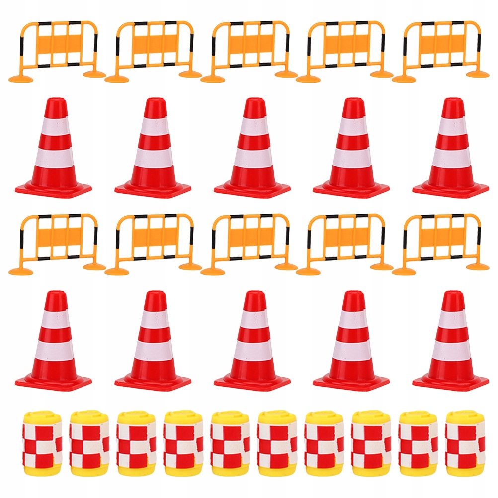 Ga-TRAFFIC BARRICADE PLASTIC ROADBLOCK MODEL MINI