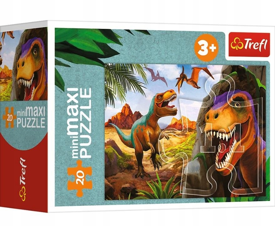 

Puzzle 20 miniMaxi Poznaj świat dinozaurów 3