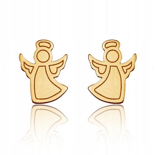 

Kolczyki sztyfty Gwiazd Celebrytki Aniołki 925