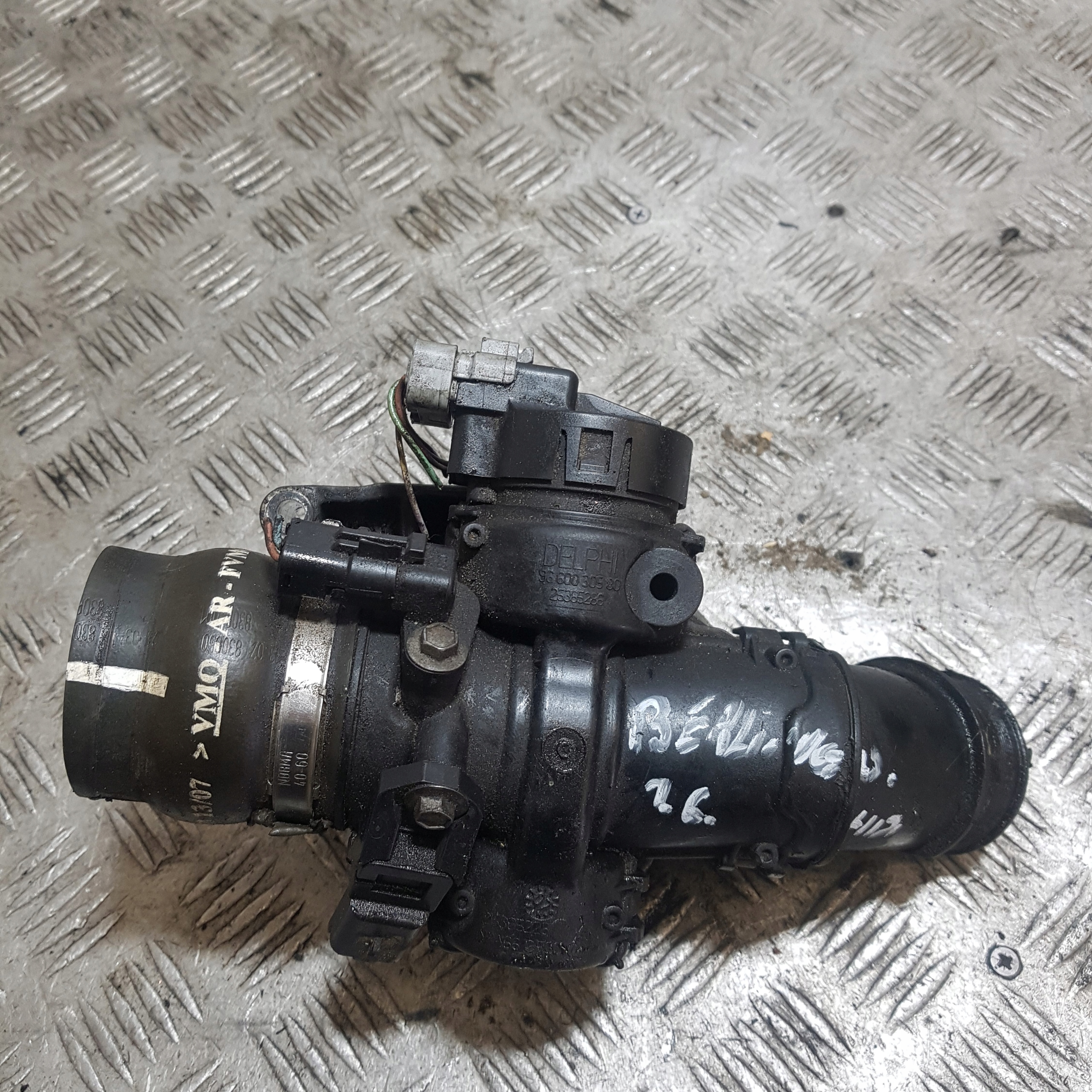 Valvola a farfalla CITROEN BERLINGO 1 1.6 HDI 9660030580