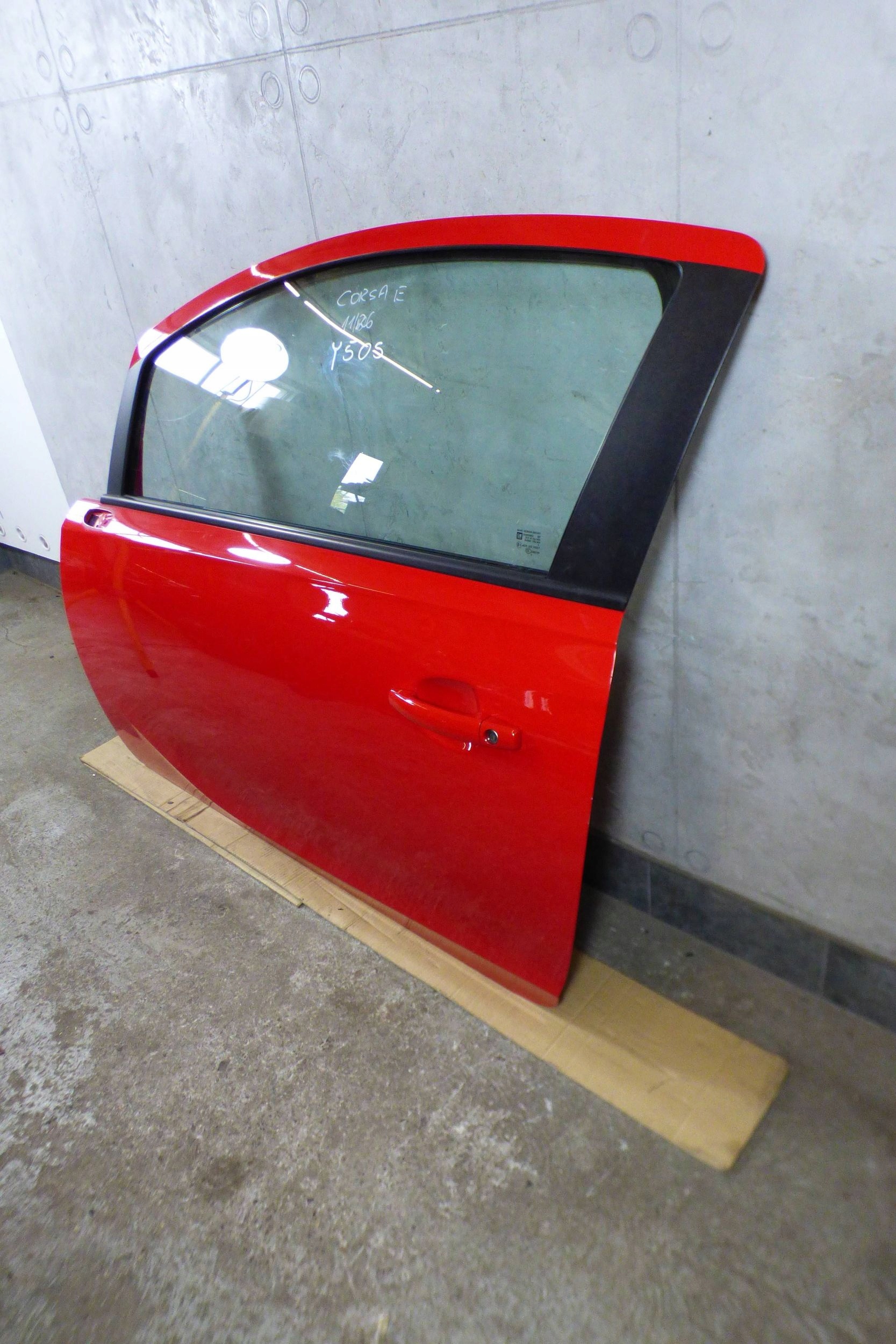 Opel Corsa E door left front original LAKIER Y50S Z50S 50S st.BDB