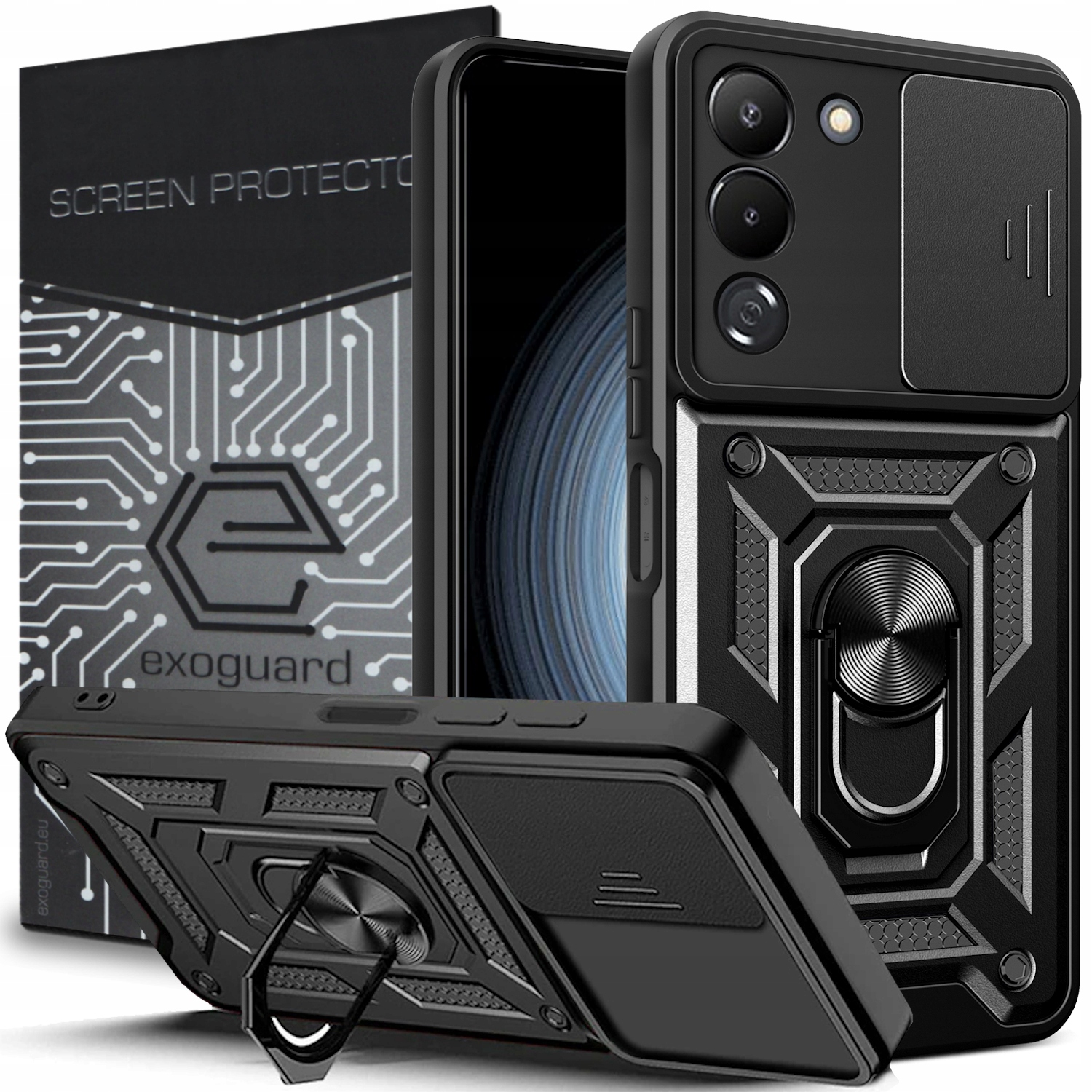 

Case Etui Pancerne+szkło do Infinix Note 12 (G96)