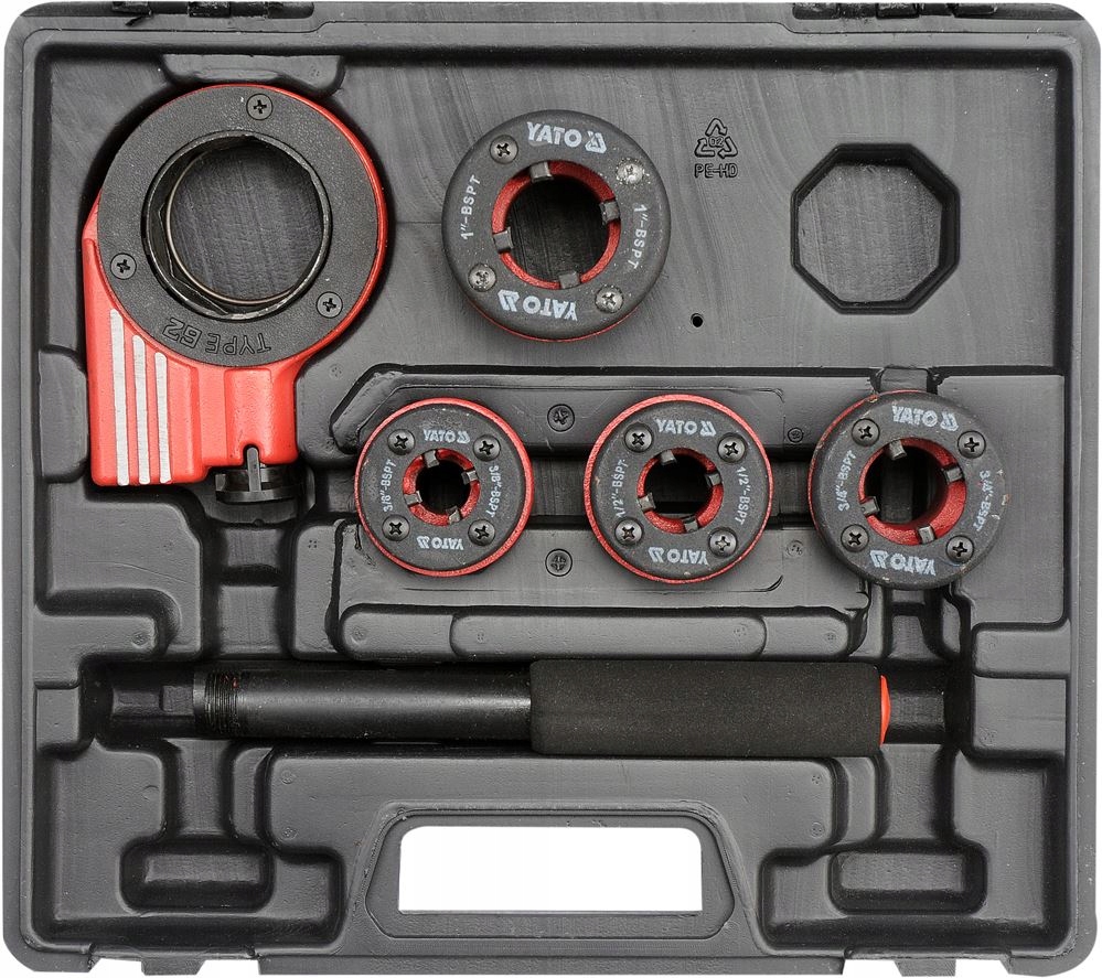 GWINTOWNICA RĘCZNA DO RUR 4 GŁOWICE YATO YT-29001 Marka Yato