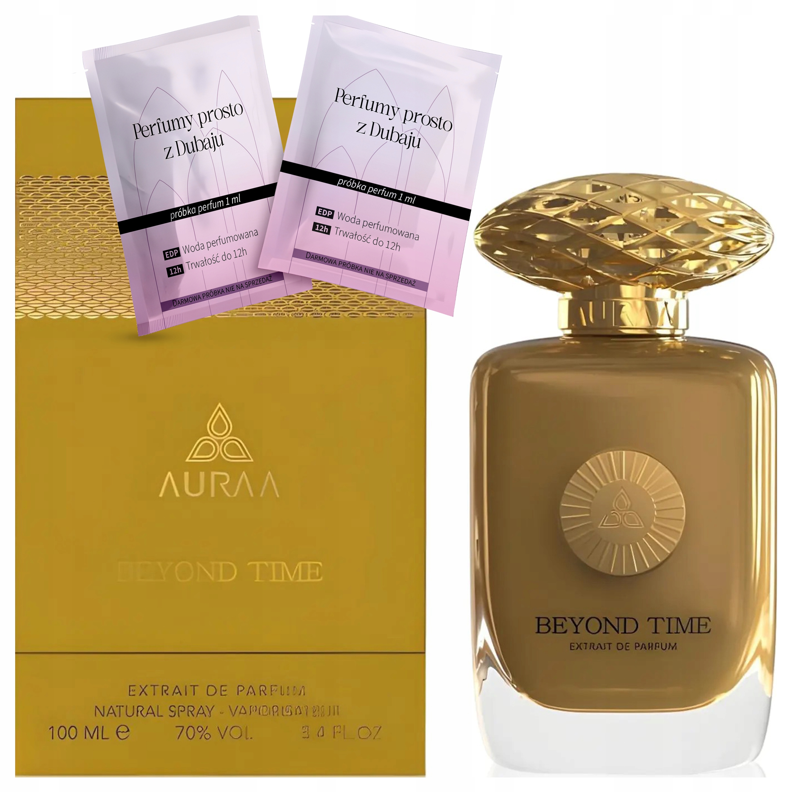 Parfém pro muže Auraa Desire Beyond Time Extrait De Parfum Vzorky Dárek