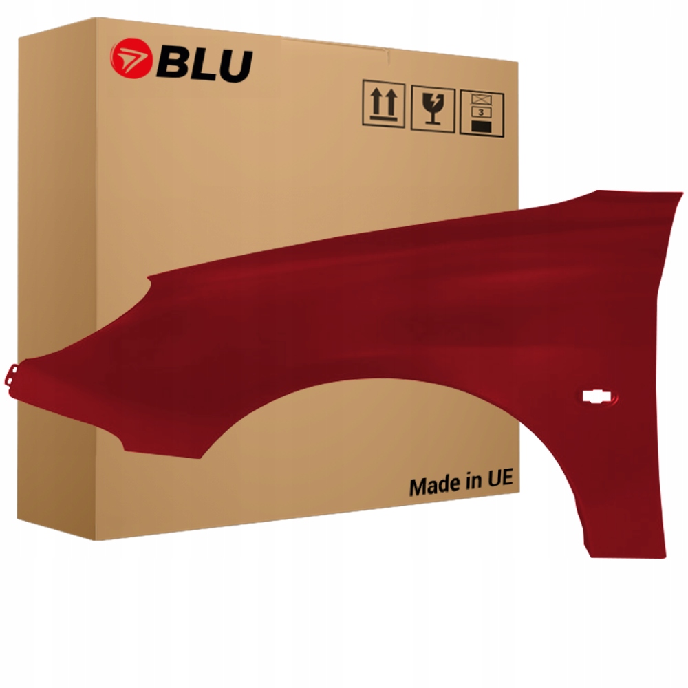 Blu Blatník Peugeot 206 CC Kjf levý červený 98-09 přední