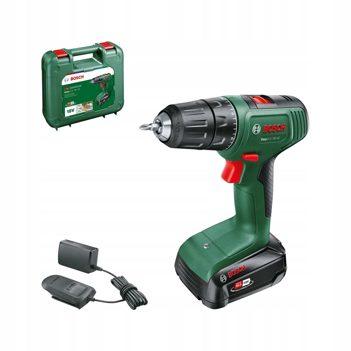 Bosch Aku Šroubovák Easy Drill 18V-40 1x2,0Ah Kufr