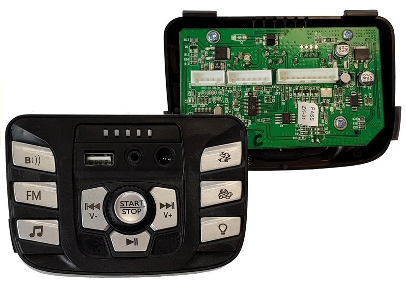 Panel Muzyczny Do Pojazdu Na Akumulator S2588 Usb Aux MP3 Radio Bluetooth