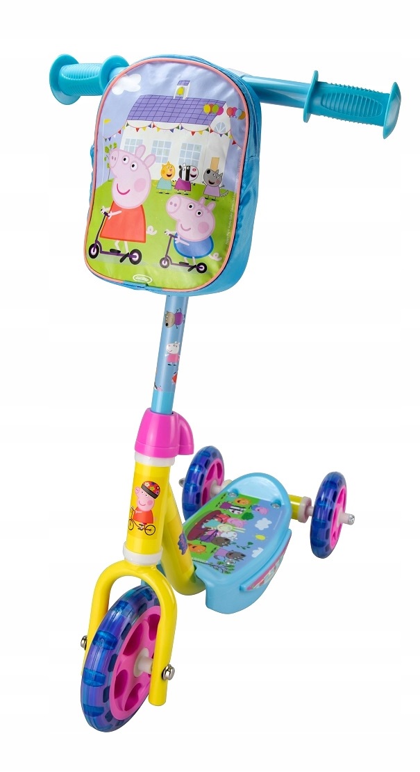 

Peppa Pig Hulajnoga Trójkołowa 3-KOŁA plecak