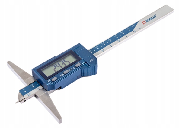 Głębokościomierz elektroniczny cyfrowy z igłą IP67 150 mm 0,01 mm Dasqua
