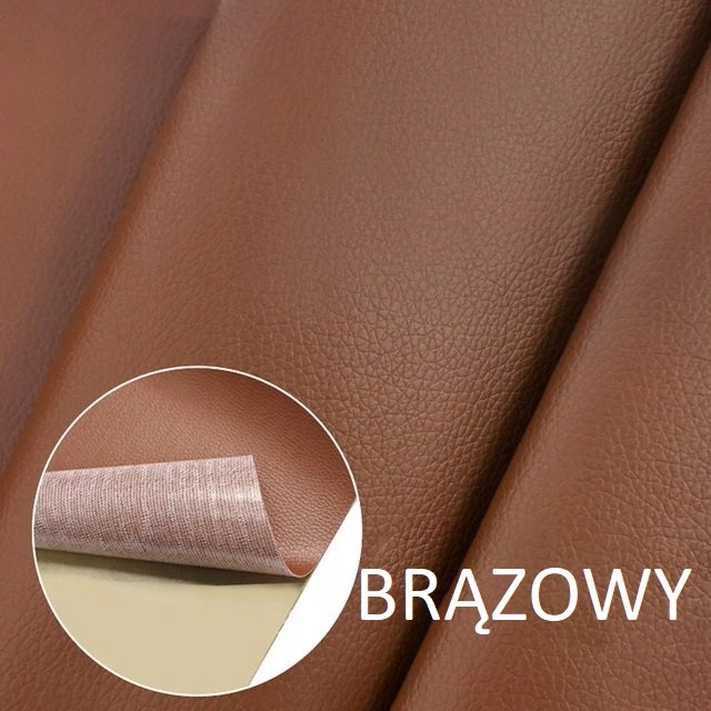 Samolepicí Záplata Kůže Záplata 35X50CM Hnědá