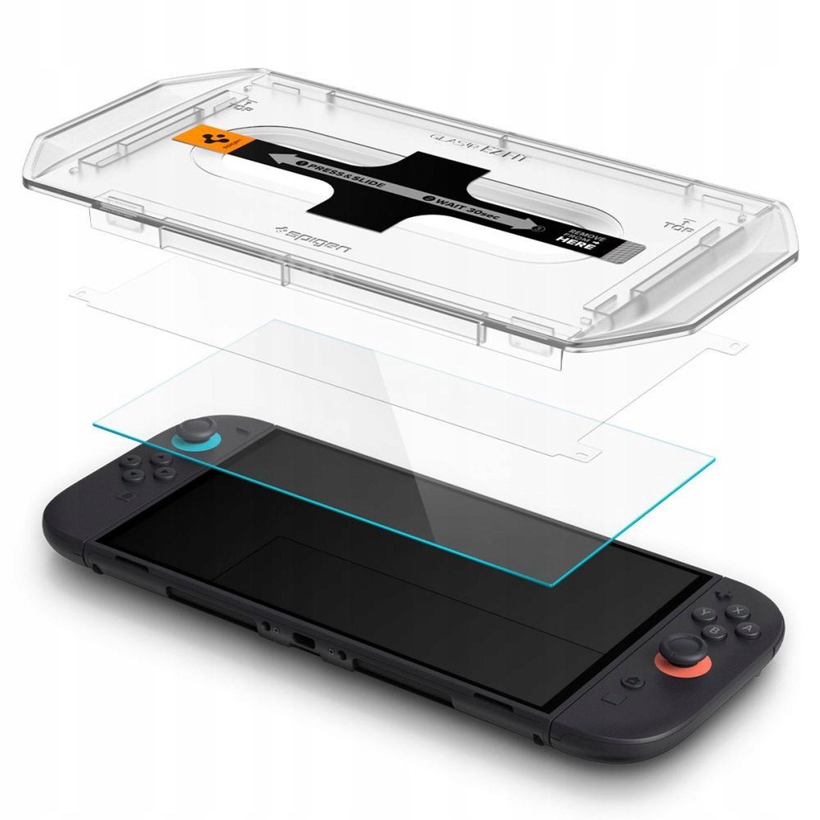 SZKLO HARTOWANE Z APLIKATOREM NA EKRAN KONSOLI NINTENDO SWITCH 2 2 SZT