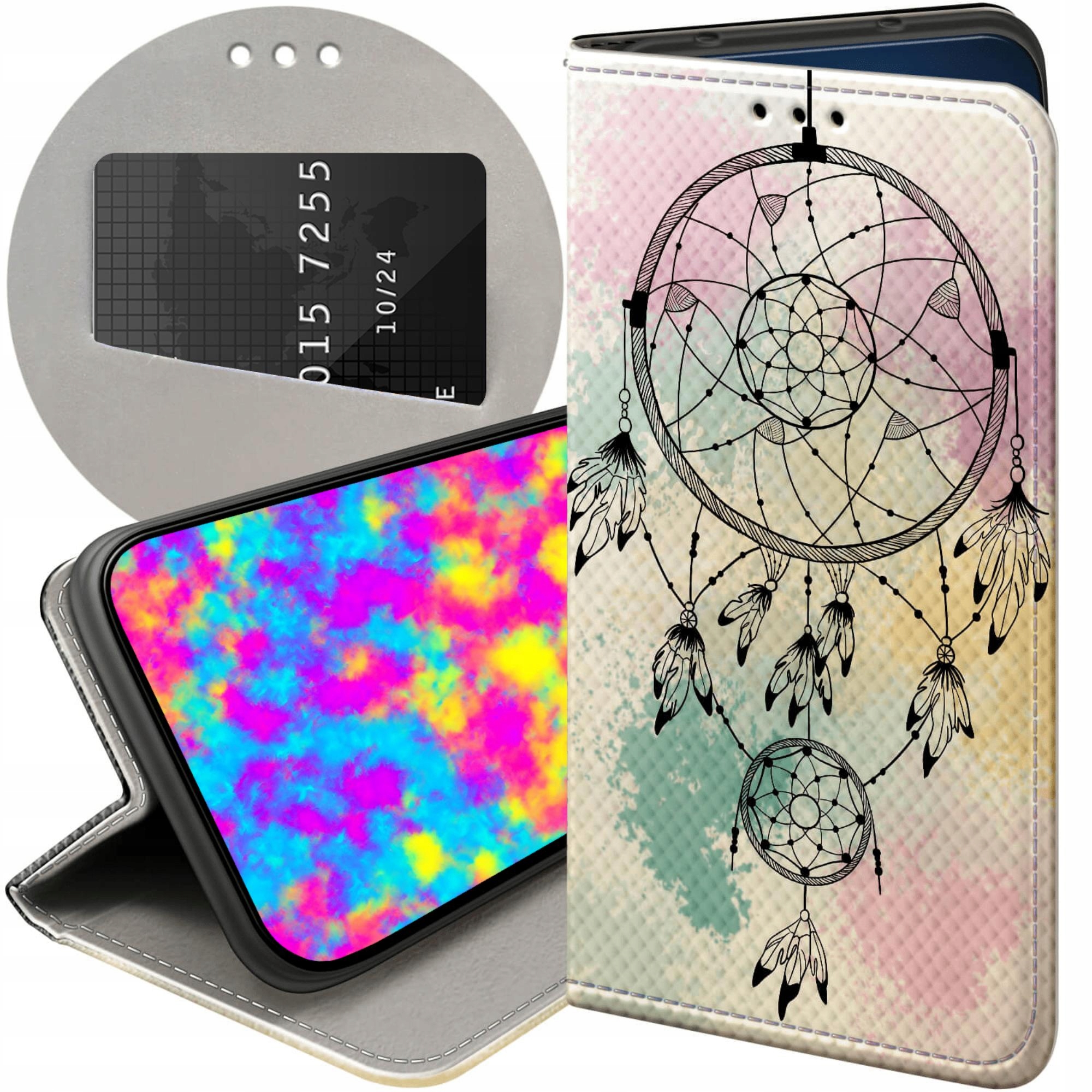 Etui Z Klapką Do Xiaomi 15T 5G Boho Łapacz Snów Pióra Futerał Case
