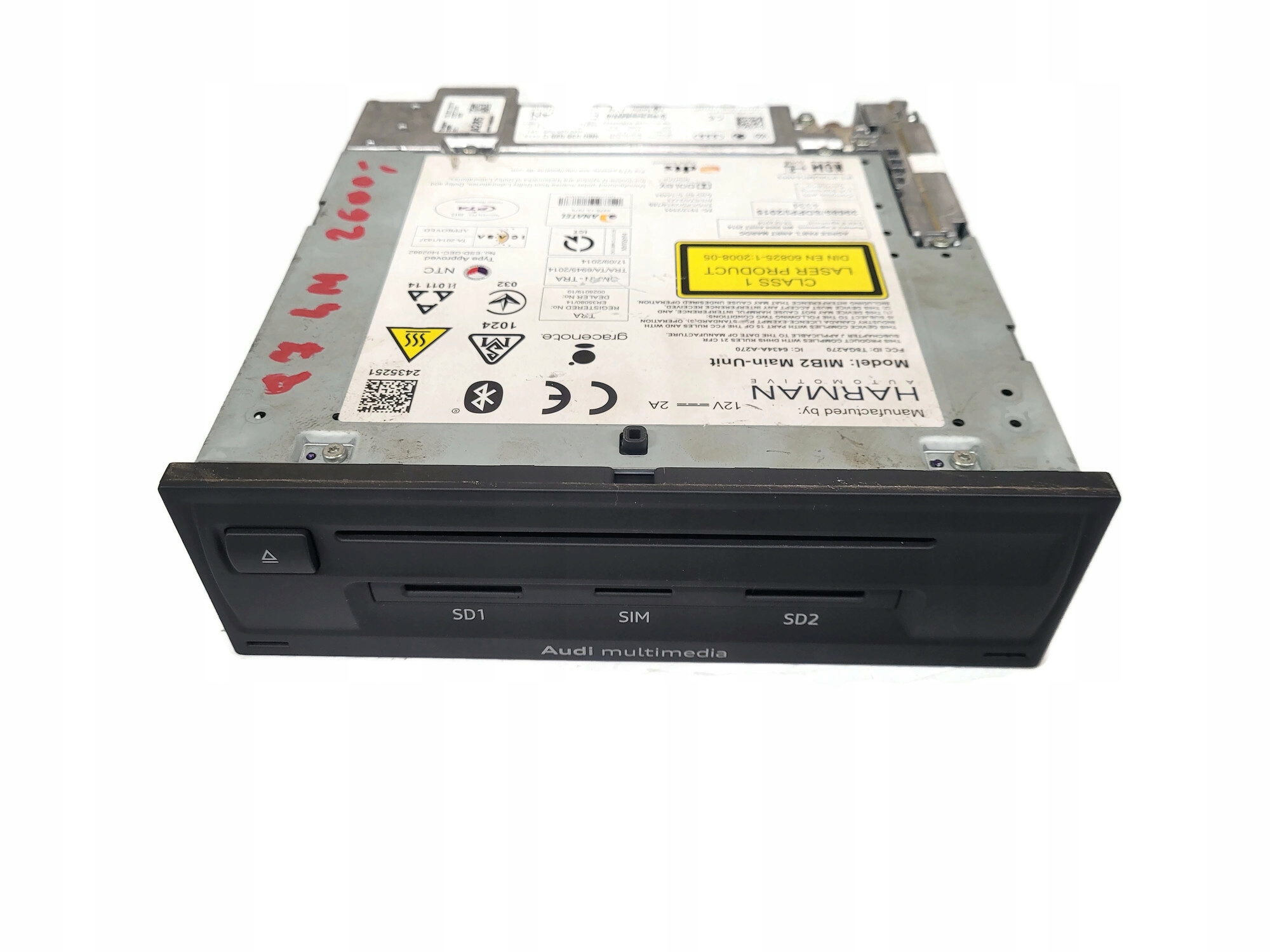 AUDI Q7 4M CZYTNIK NAWIGACJI MULTIMEDIA SD SIM MMI MIB2 4M0035025C