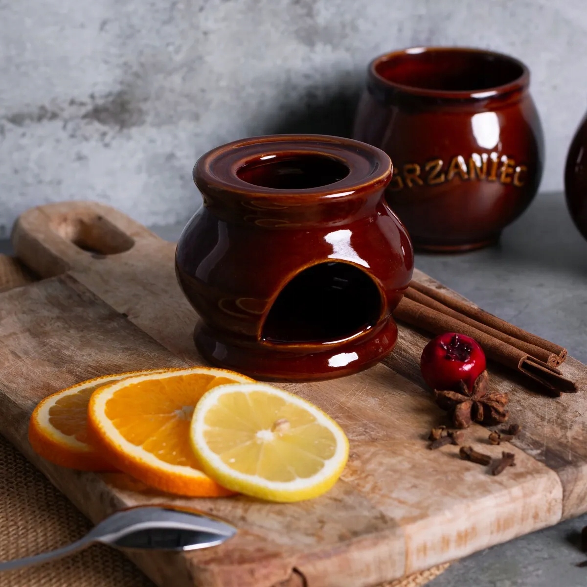 4x Kubek z podgrzewaczem do grzanego wina grzańca piwa Altom Design 320 ml Marka Altom Design