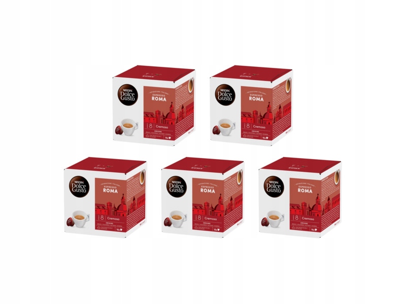 Kapsułki Nescafe Espresso Roma do ekspresu Nescafe Dolce Gusto 5x16 szt.