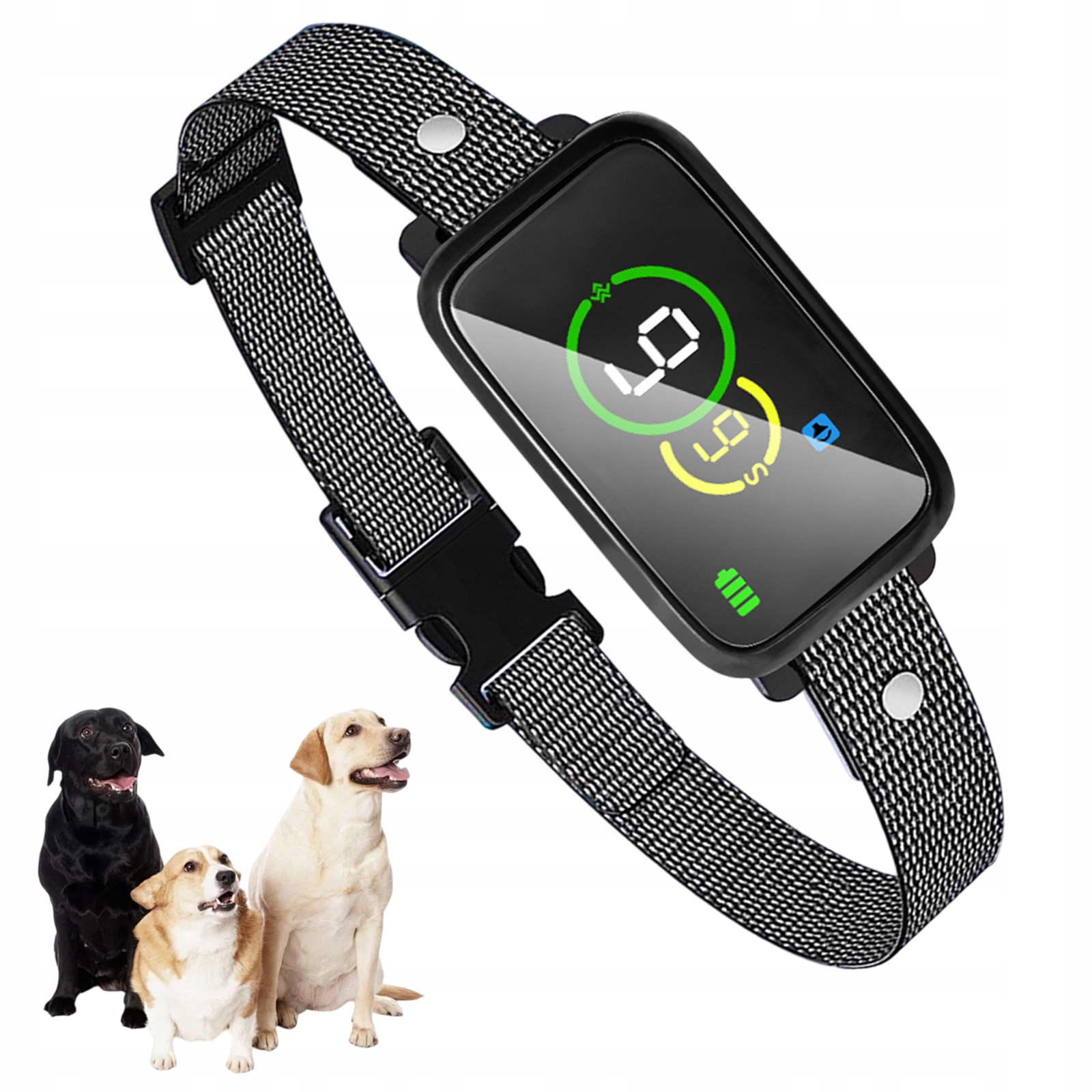 Levně Smart Obojek Proti Štěkání Pro Malého, Středního A Velkého Psa, Dobíjecí Vibrace