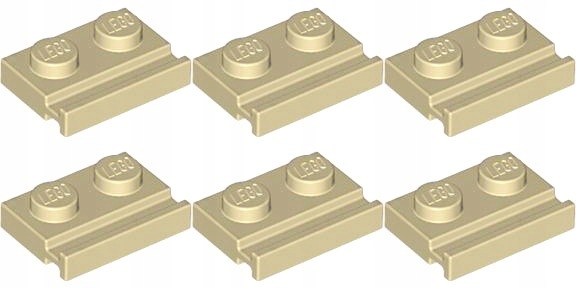 

Lego 32028 Prowadnica 1x2 tan Nowa (5g) 6 szt.