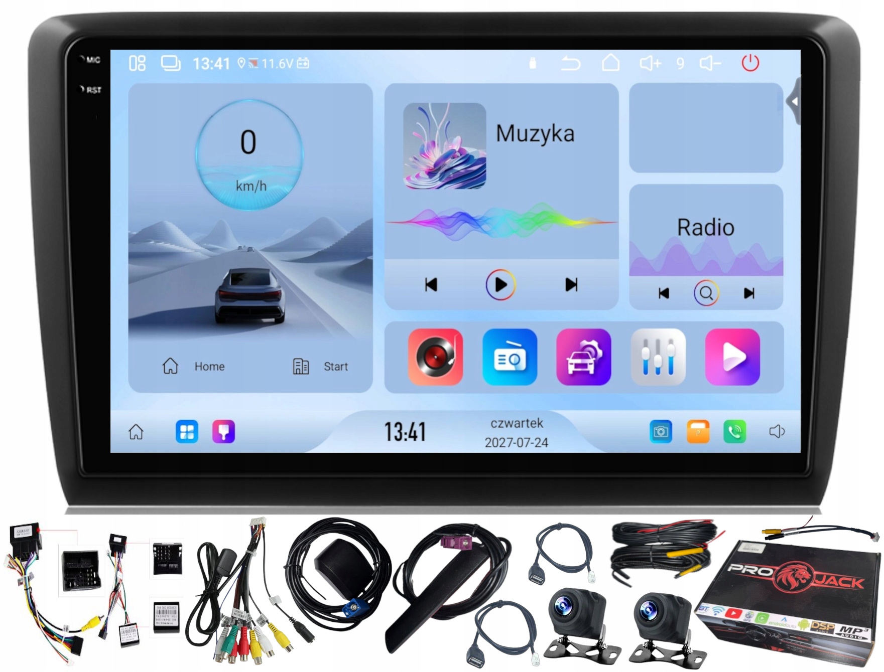 Radio Navigace Carplay Android Seat Ibiza 2015-2017 4GB 64GB Sim