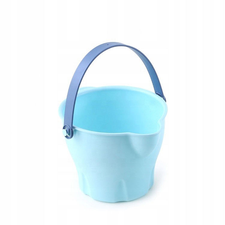 ZESTAW DO PIASKU PIASKOWNICY WIADERKO KONEWKA FOREMKI ŁOPATKI 10 el. WOOPIE Stan opakowania oryginalne