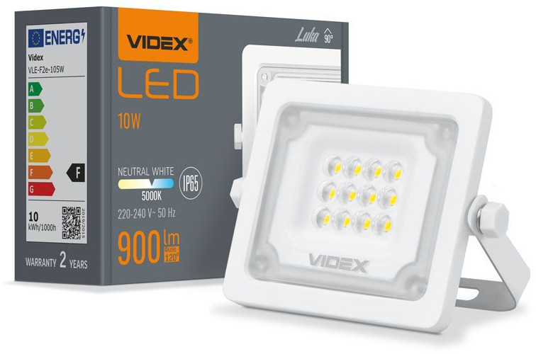 

Lampa Zewnętrzna halogen Videx Led 10W 900Lm Biała