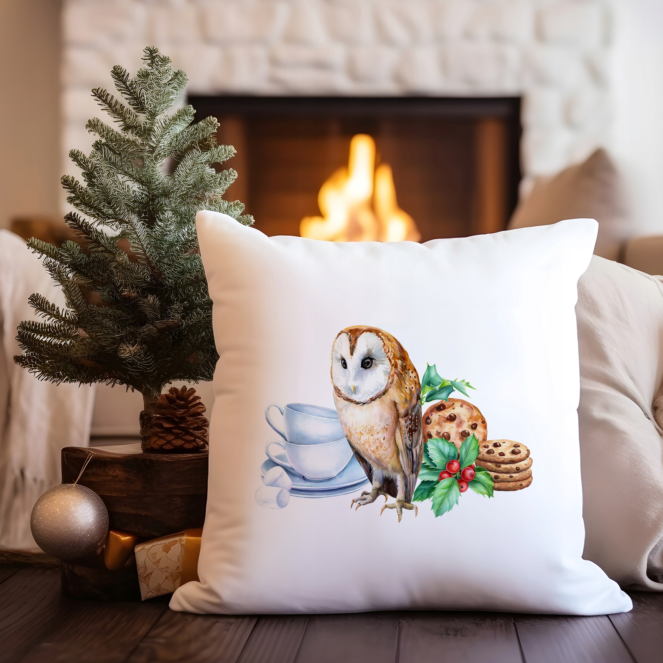 POSZEWKA DEKORACYJNA 40x40 ŚWIĄTECZNA Z NADRUKIEM Zastosowanie inne