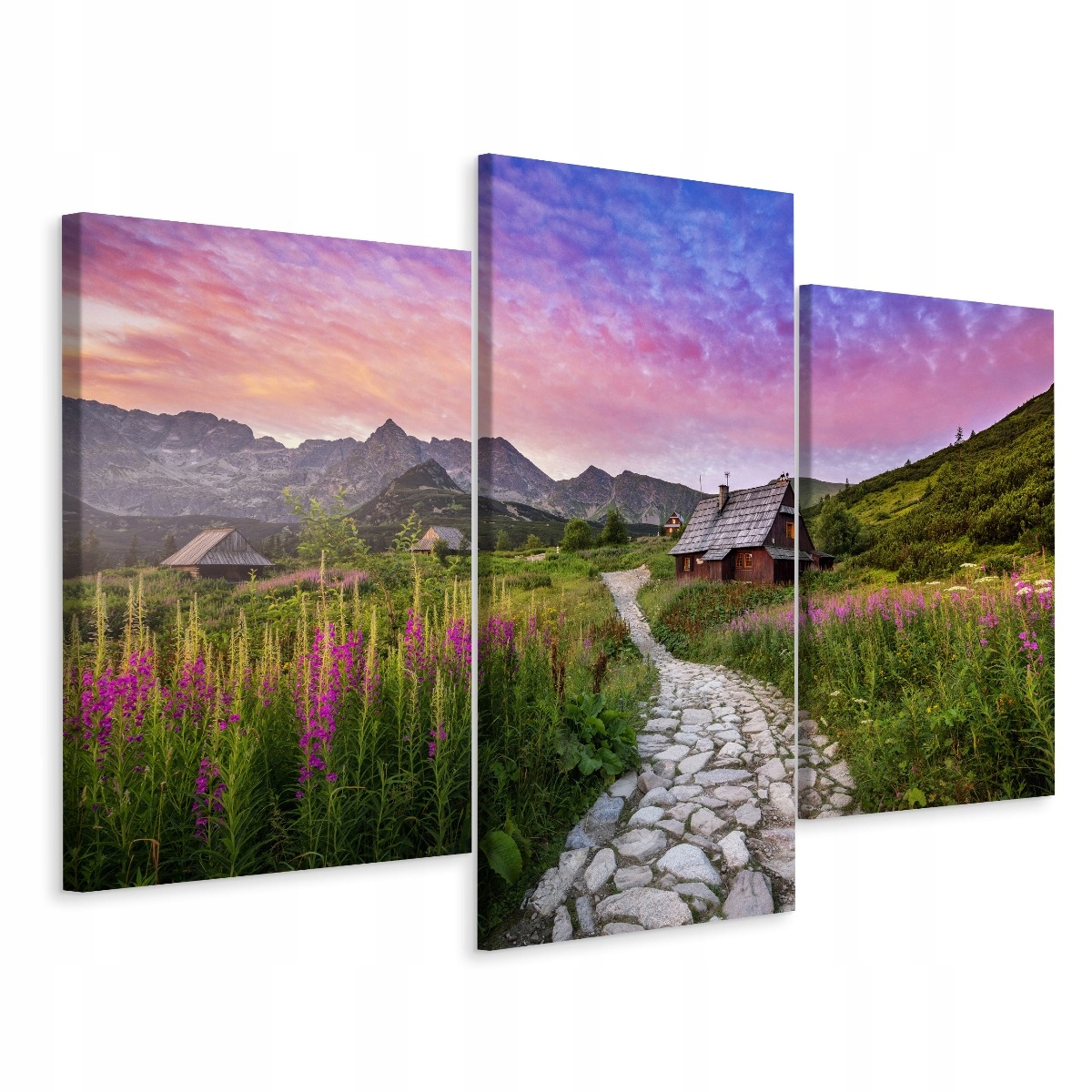 

Obraz Tryptyk Tatry Hala Gąsienicowa Dekor 120x80