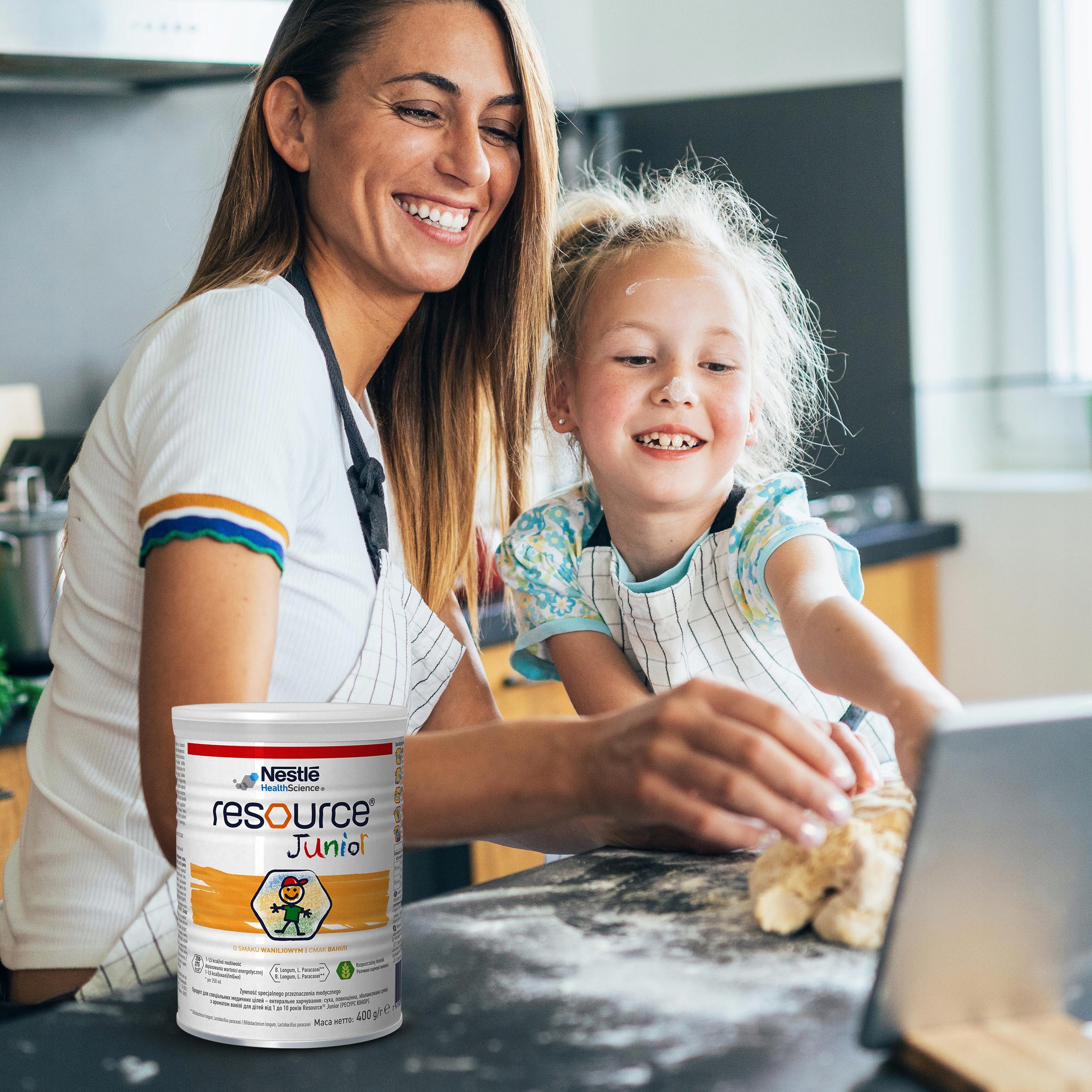 Nestle Resource Junior Proszek Waniliowy 2x 400 g Gramatura 400 g