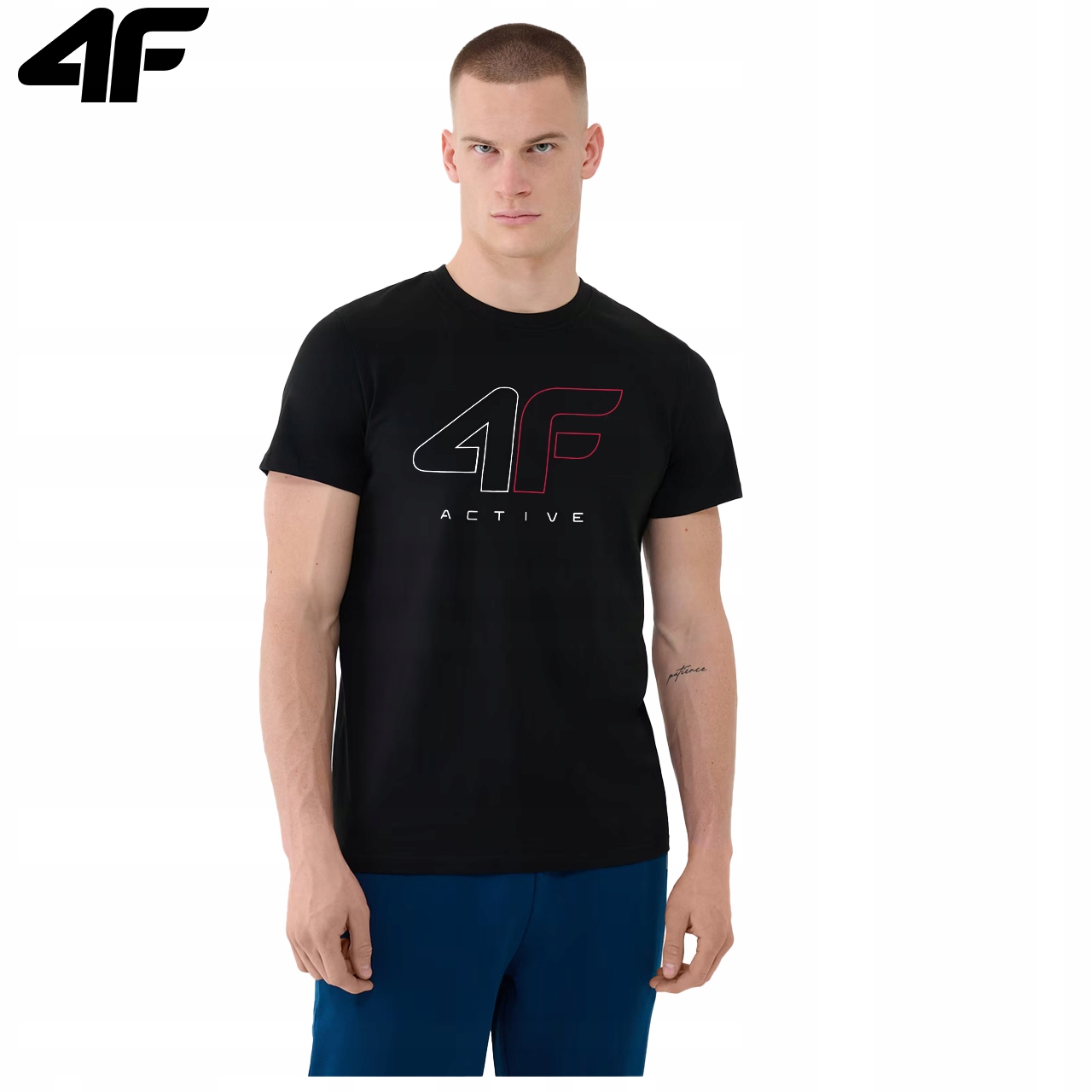 KOSZULKA MĘSKA 4F T-SHIRT BAWEŁNIANY PODKOSZULEK SPORTOWY CO DZIEŃ 3960 L Rozmiar L